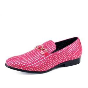 NEW AMALI men's kazimar loafer in fuschia